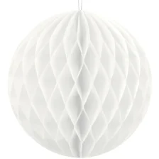 Honeycomb Ball Hvid 30 cm.