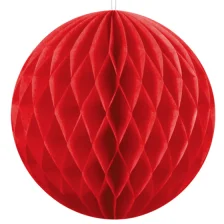 Honeycomb Ball Rød 30 cm.