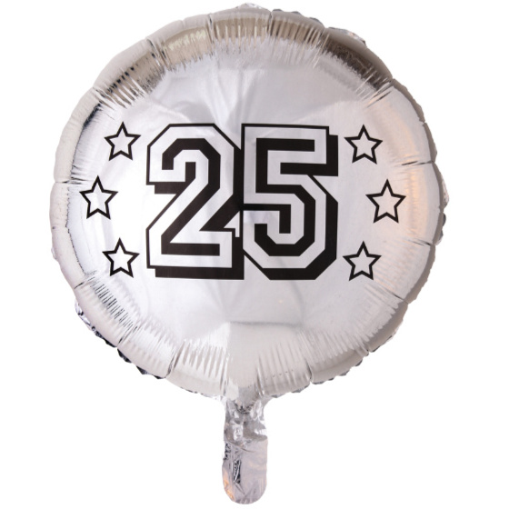 Folie Ballon 25 Års Jubilæum