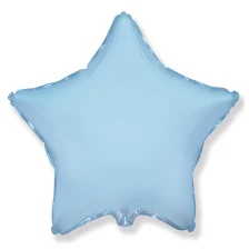 Folie Stjerne Ballon Baby Blå