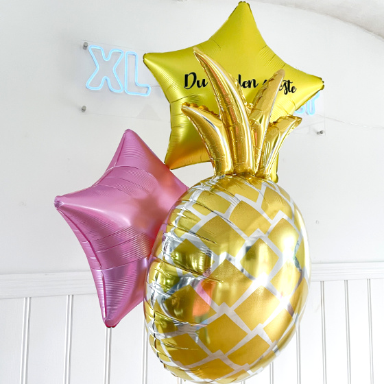 Send En Ballon Buket Med Din Tekst Rich In Vitamin image-0