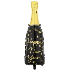 Folie Ballon Flaske Happy New Year