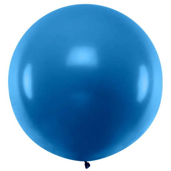 Kæmpe Latex Ballon Navy Blå 100 cm.
