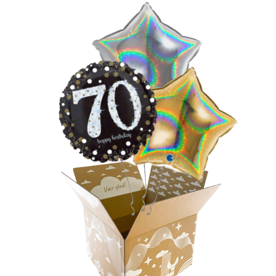 Send En Ballon Buket Happy Birthday 70
