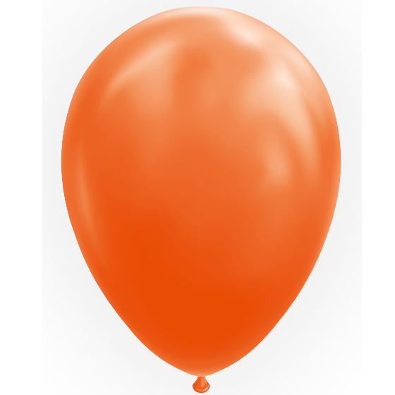 Latex Balloner Orange 50 stk. 30 cm. image-0