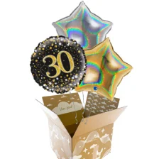 Send En Ballon Buket 30 Års Fødselsdag