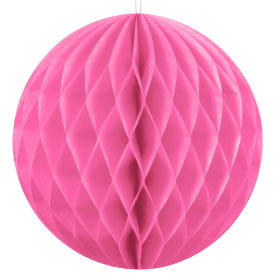 Honeycomb Ball Pink 30 cm.