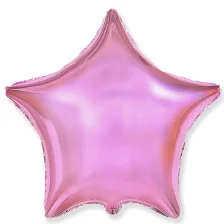 Folie Stjerne Ballon Rose