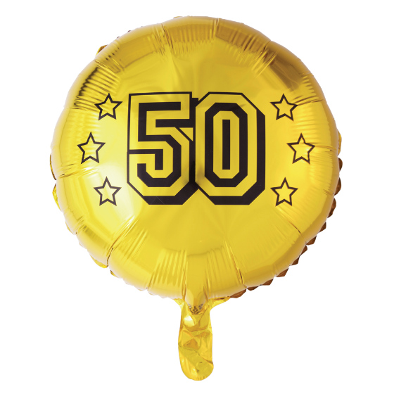 Folie Ballon 50 Års Jubilæum