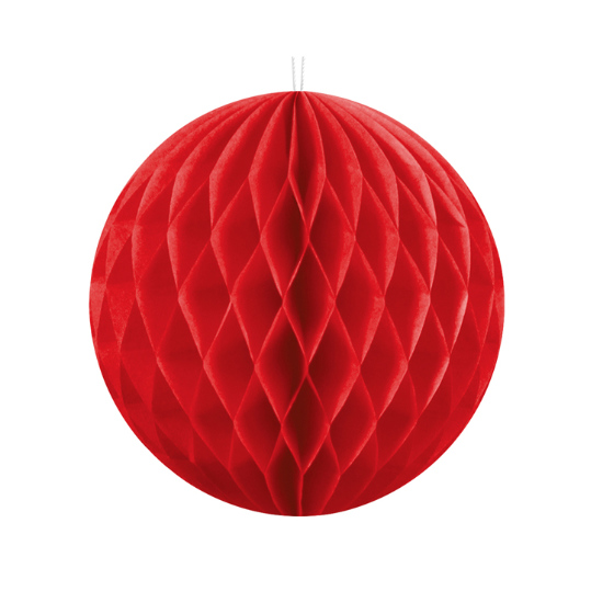 Honeycomb Ball Rød 10 cm.
