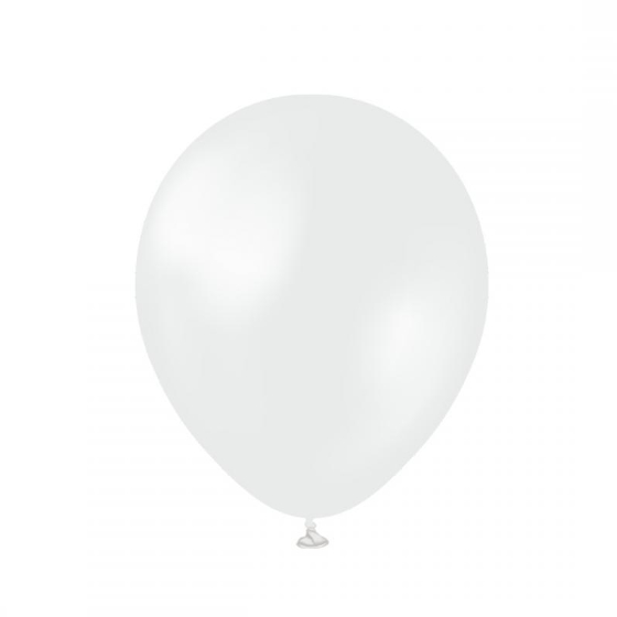 Latex Balloner Perle Hvid 25 stk. 13 cm.