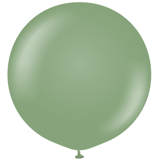 Kæmpe Latex Ballon Eucalyptus 60 cm.