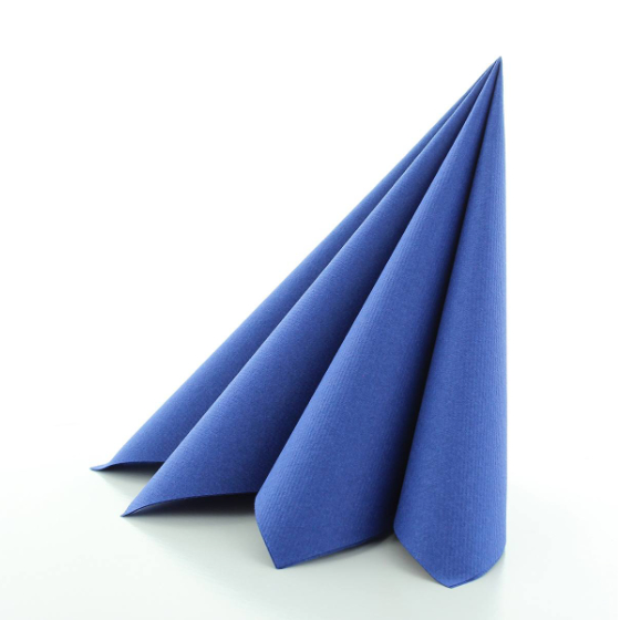 blå servietter image-0