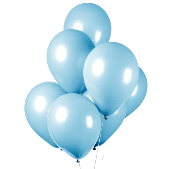 Blå Balloner