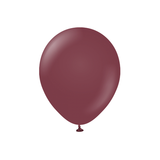 Latex Balloner Burgundy 25 stk. 13 cm.