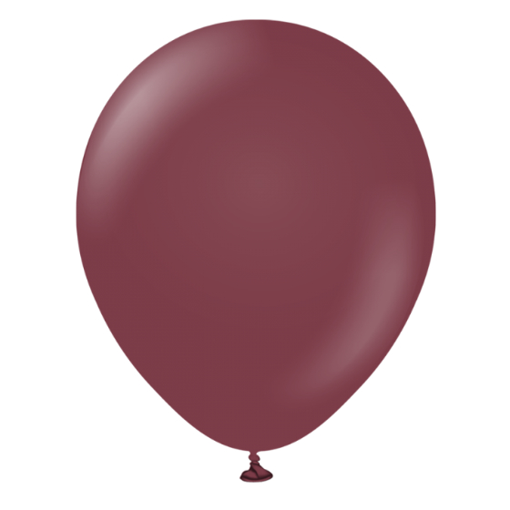 Latex Balloner Burgundy 30 cm. 10 stk