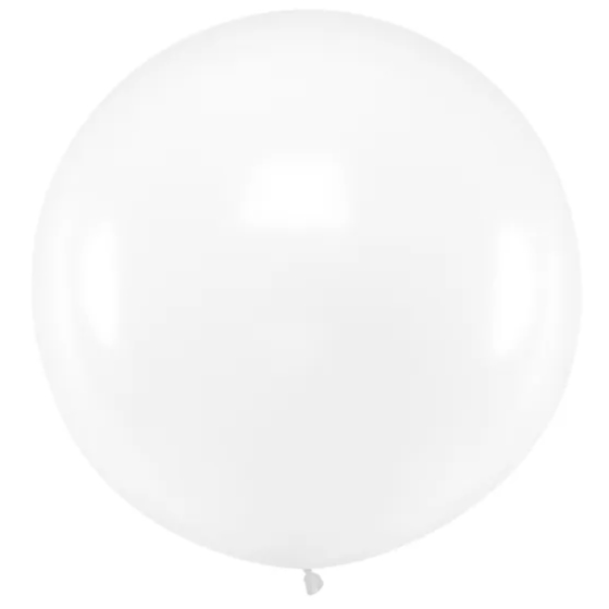 Kæmpe Latex Ballon Gennemsigtig 100 cm.