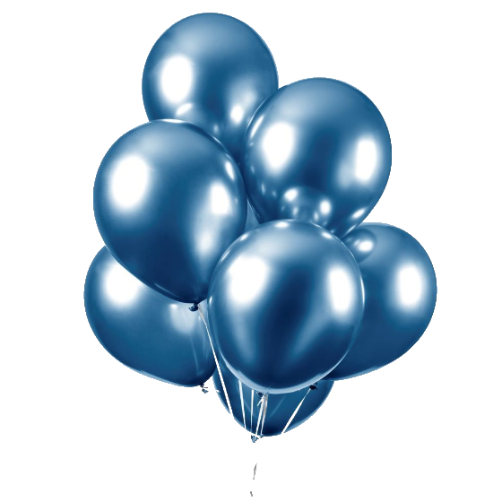 Mørkeblå Balloner