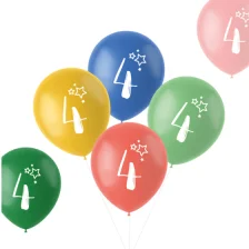 4 års Fødselsdag Balloner