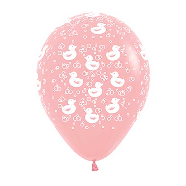 Ænder og bobler lyserød ballon