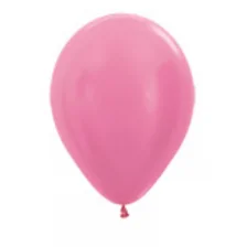Satin Perle Fuchsia Balloner