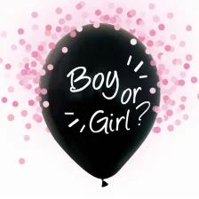 Boy or Girl Balloner Lyserød