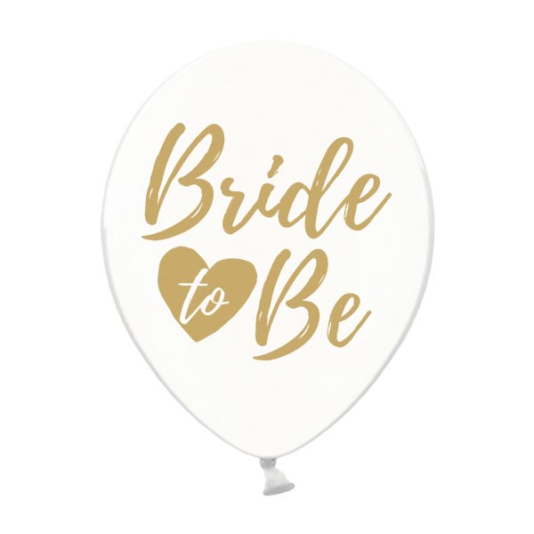 Bride To Be Guld Ballon