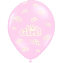 It'is a Girl Lyserød Balloner