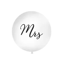 Mrs. Kæmpe Hvid ballon