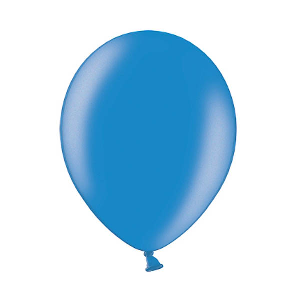 Metallic kornblomst blå ballon