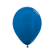 Metallic Perle Blå Ballon