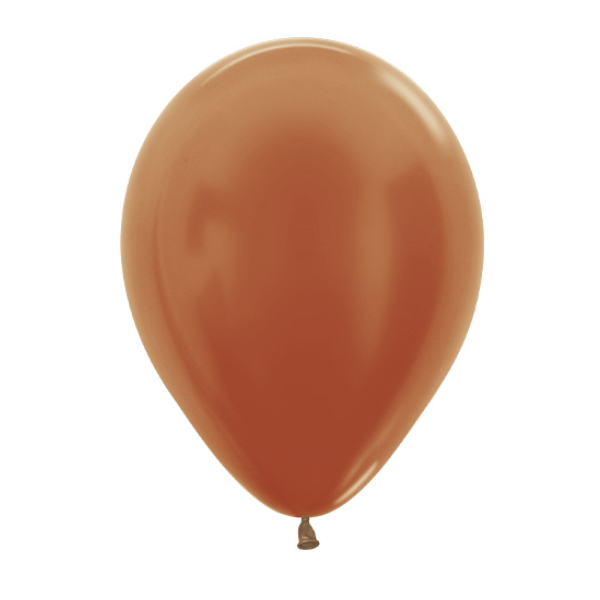 Matallic kobber ballon