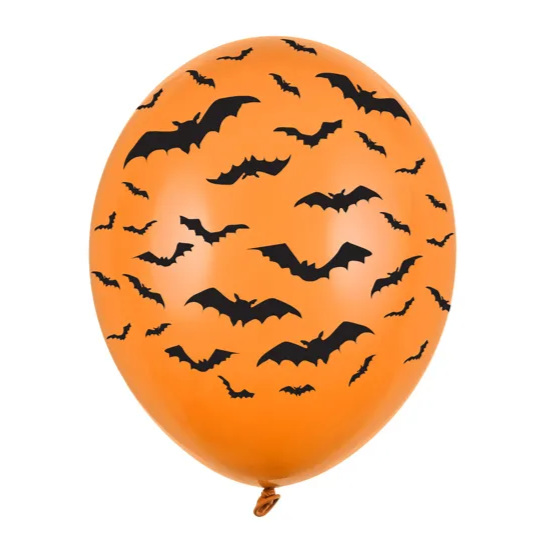 Latexballoner Med Flagermus - Orange