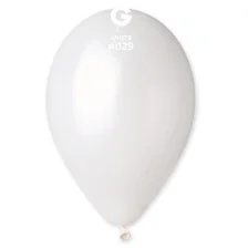 Latex Balloner Metallic Hvid 30 cm.