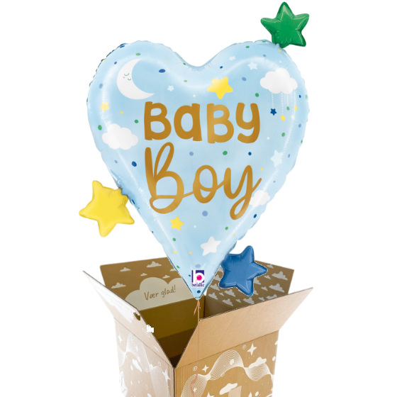 Send En Ballon Hilsen - Baby Boy