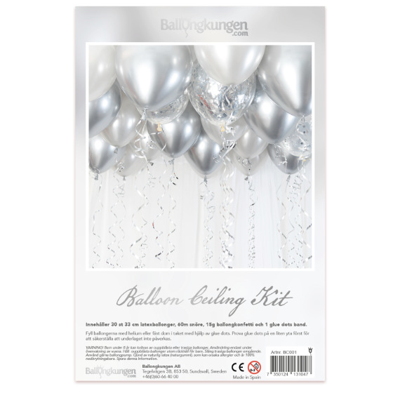 Ballonloft KIT - Sølv/Chrome image-0