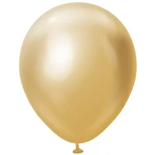 Latex Ballon Guld Chrome 45 cm. 