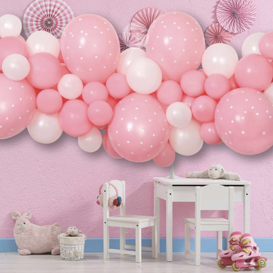 Ballon Guirlande DIY Baby Pink - 65 balloner image-1
