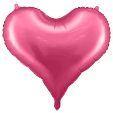 Folie Hjerteballon Stor - Pink