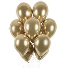 Latex Balloner Shiny Guld - 33 cm. 50 stk.