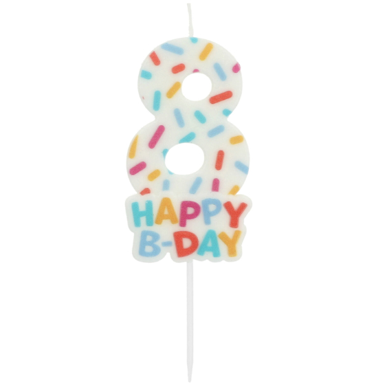 Fødselsdagslys 8 - Cozy Sprinkles