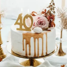 Fødselsdagslys 40 - Guld