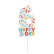 Fødselsdagslys 6 - Cozy Sprinkles
