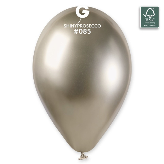 Latex Balloner Shiny Prosecco - 33 cm. image-0