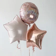 send en ballon buket happy birthday 
