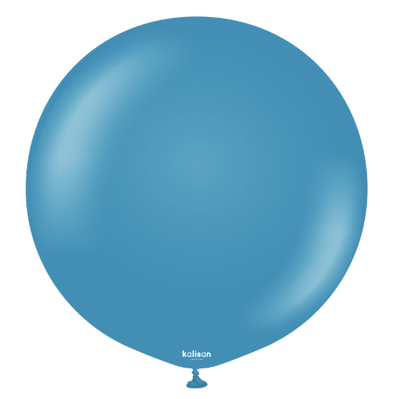 Kæmpe Latex Ballon Dyb Blå 60 cm