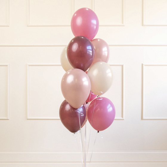 Latex Balloner 10 stk. Mix Pink image-0