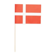 Papirflag Danmark 20x30 cm.