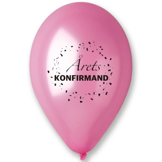 Årets Konfirmand Balloner Rose 10 stk.