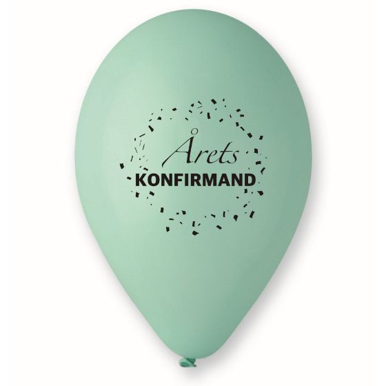 Årets Konfirmand Balloner Aquamarine 10 stk.